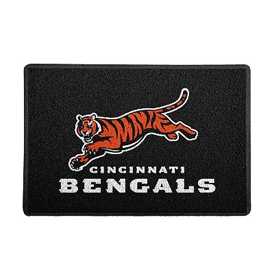 Capacho Licenciado NFL - Cincinnati Bengals (Preto) Corpo tigre