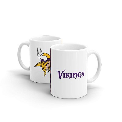 Caneca de Cerâmica Licenciada NFL - Minnesota Vikings