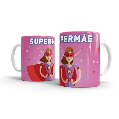 Caneca Personalizada Cerâmica Super Mãe - Beek