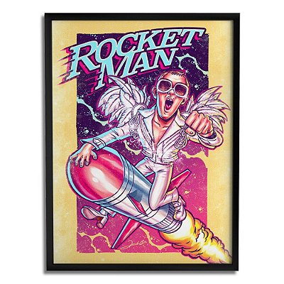 Quadro Decorativo Rocket Man By Renato Cunha - Beek