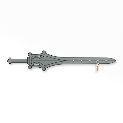 Porta Chaves 60x11 - Espada do Poder GRANDE