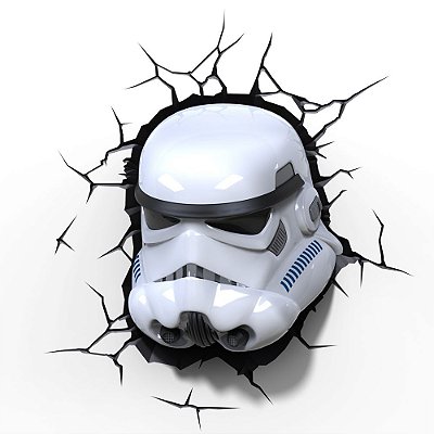 Luminária 3D Light FX Star Wars Stormtrooper - MOSTRUARIO