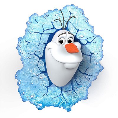 Luminária 3D Light FX Olaf Frozen - MOSTRUARIO
