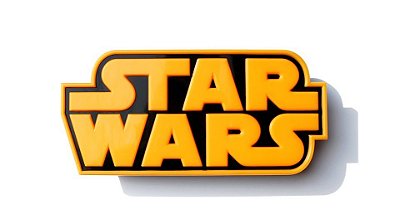 Luminária 3D Light FX Star Wars Logo - MOSTRUARIO