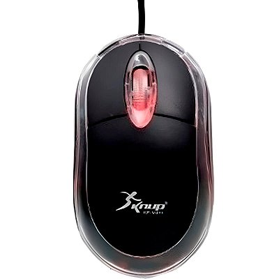 MOUSE COM FIO USB PRETO KP-M611 KNUP