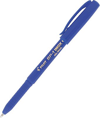 CANETA ESFEROGRAFICA 1.0MM BP-1 INOX AZUL PILOT