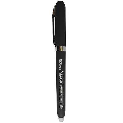 CANETA ESFEROGRAFICA 0.8MM PRETA APAGAVEL XZB BT-826M