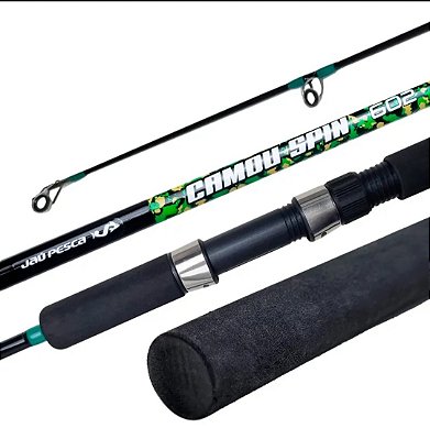 VARA DE PESCA JP CAMOU SPIN 1.80M 15-30LBS VERDE