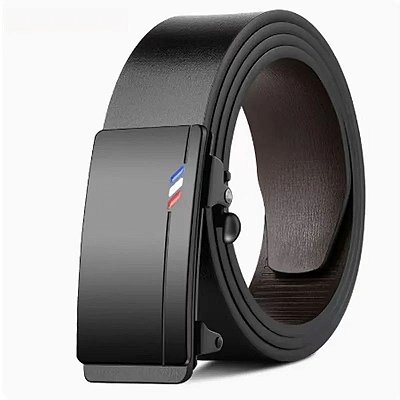 Cinto Luxo de Couro France - Fivela Automática