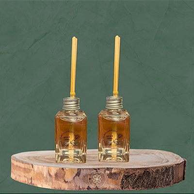 MINI DIFUSOR DE AROMAS COM VARETAS 30ML - PERSONALIZADO