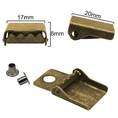 Kit 5 fivelas ouro velho