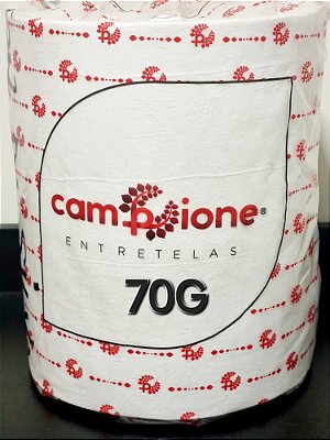 Entretela 30cm x 100m gramatura 70 rasgo fácil