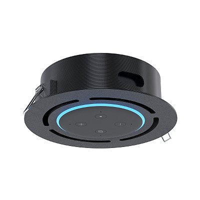 Suporte Embutir Teto Circular Alexa Echo Dot 3ª Geração