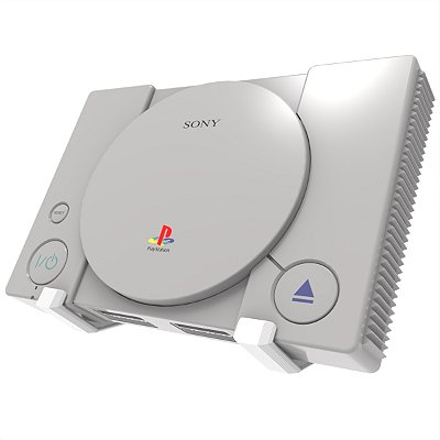Suporte Expositor de Mesa Branco p/ PlayStation 1 PS1
