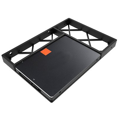 Adaptador Preto Suporte SSD e HD 2.5" Baia 3.5" Desktop