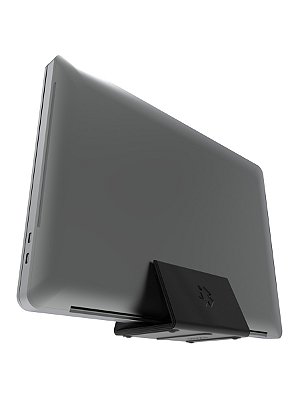 Suporte Preto Base p/ Notebook Fechado Mesa Monitor L30