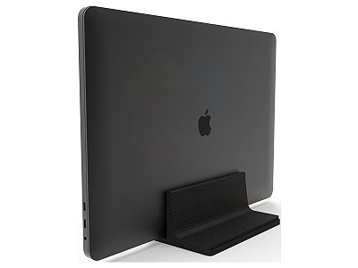 Suporte Vertical Ajustável Preto p/ Notebook - 1 a 10 cm