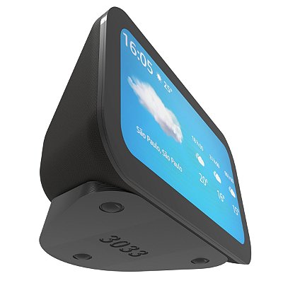 Base Stand Inclinada Compatível Alexa Echo Show 5 3ª Preto