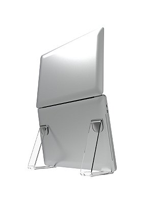 Suporte Mesa Cristal Notebook Laptop Tablet Universal 180°