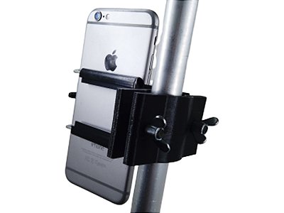 Suporte Celular Preto Pedestal Músicos e Leitura Partitura