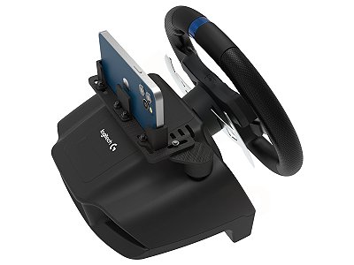 Suporte Celular Preto Regulável p/ Volante Logitech G29 G920
