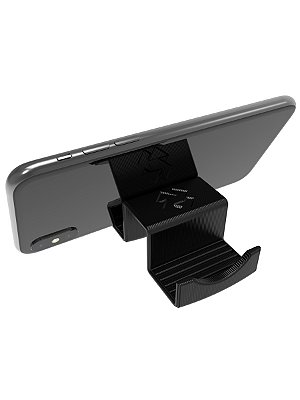 Suporte Mesa Preto 2 em 1 p/ Celular e Tablet Universal