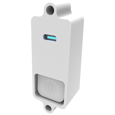 Protetor AntiVandalismo Branco Campainha Inteligente CIK200