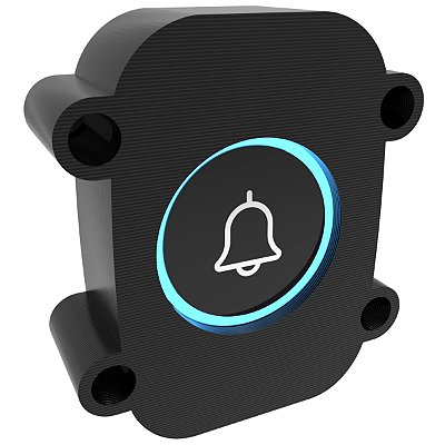 Protetor AntiVandalismo Preto Campainha Cacazi A10 Sem Fio