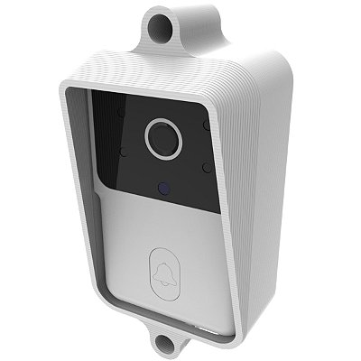 Case AntiVandalismo Branco p/ Campainha Xtronix X9 e Tuya M9