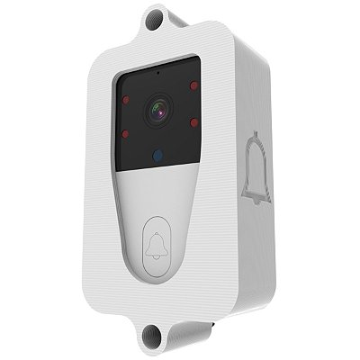 Protetor AntiVandalismo Branco p/ Tuya Doorbell e Xtronix X9