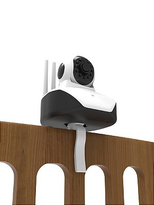 Suporte Presilha Branco p/ Berço Câmera OnvifP2P HD Wi-Fi IP