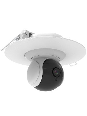 Suporte Embutir Teto Branco p/ Câmera Elsys ESC-WR5F