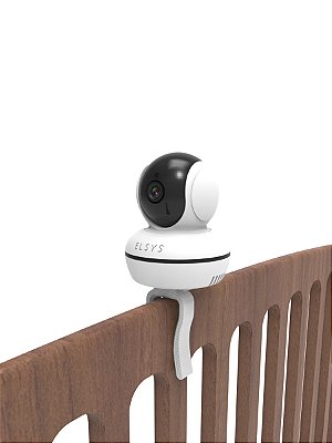 Suporte Presilha Branco p/ Fixar Câmera Berço Elsys ESC-WR5F