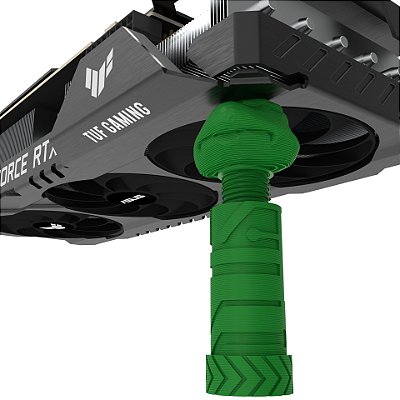 Suporte Geek Tartaruga Ninja Verde Placa de Vídeo 7,5/10 cm