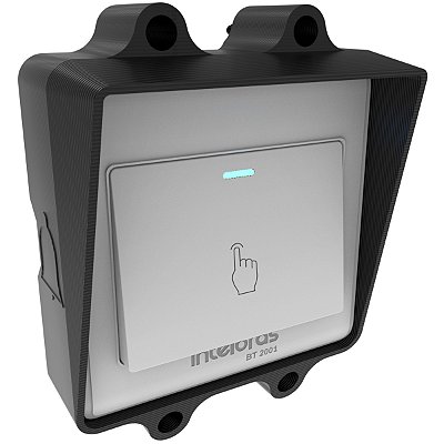 Case AntiVandalismo Preto Campainha Botão Intelbras BT2001