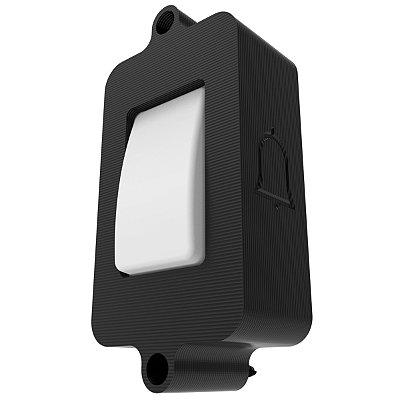 Case AntiVandalismo Preto p/ Campainha Qualitronix QC1