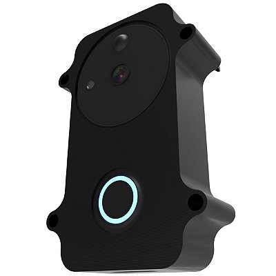 Case AntiVandalismo Preto p/ Campainha Vídeo Porteiro Kabum