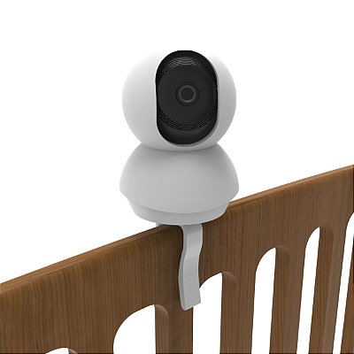 Suporte Adaptador Branco p/ Câmera Berço Tplink Tapo C200