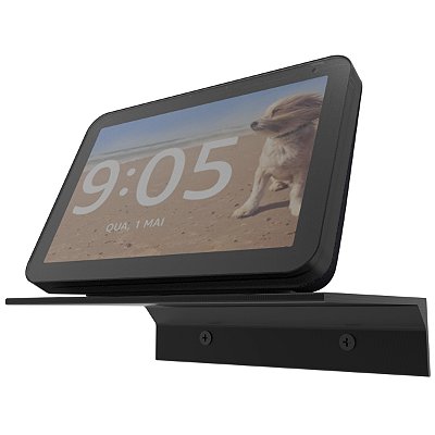 Suporte Parede Preto p/ Amazon Alexa Echo Show 5ª Geração