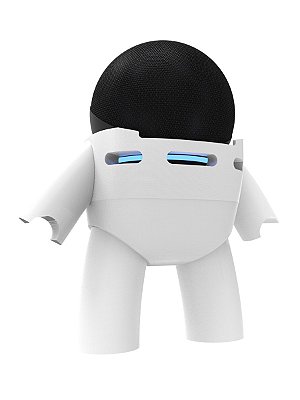 Suporte Mesa Branco p/ Alexa Echo 4 e 5 Geração Astronauta