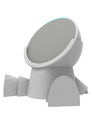 Suporte Mesa Branco Robozinho Compatível com Alexa Echo Pop