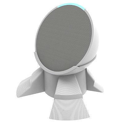 Suporte Mesa Branco Amazon Alexa Echo Pop Robozinho The Vox