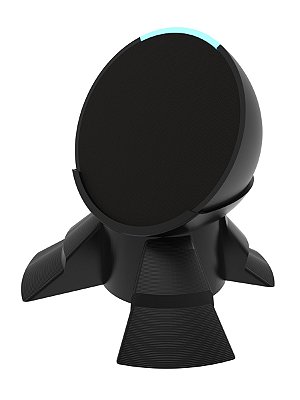 Suporte Mesa Preto Amazon Alexa Echo Pop Robozinho The Vox