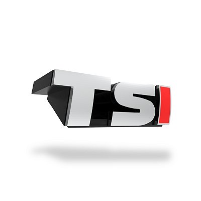 Emblema Letreiro TSI p/ Grade Dianteira Volkswagen UP