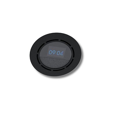 Suporte Embutir Teto Parede Móvel Preto Compatível com Alexa Echo Spot