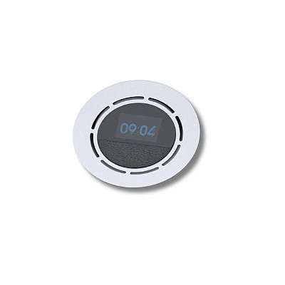 Suporte Embutir Teto Parede Móvel Branco Compatível com Alexa Echo Spot
