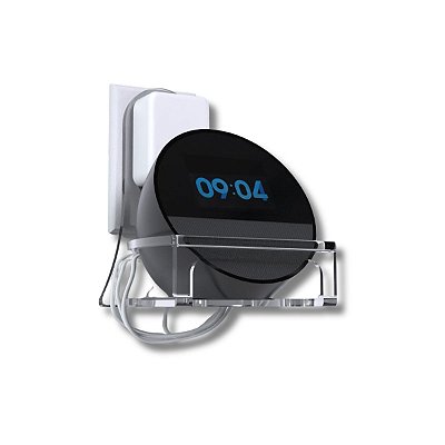 Suporte De Parede Tomada Compatível Amazon Alexa Echo Spot