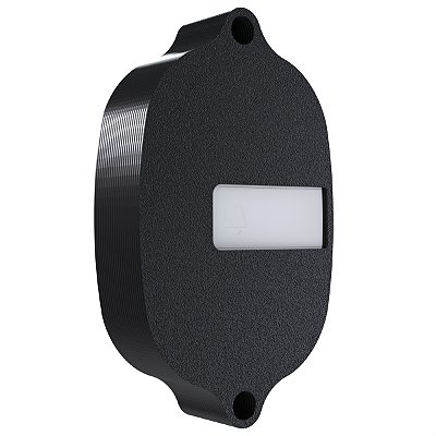 Case Protetor AntiVandalismo Furto e Chuva Preto Compatível com Campainha Sem Fio AGL - Modelo Fechado