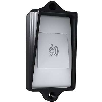 Protetor Furto Preto P/ Campainha Fame Ípega Kpca 325/326 Kp Ca321 - Modelo Aberto