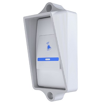 Protetor Furto Branco P/ Campainha Fame Ípega Kpca 325/326 Kp Ca321 - Modelo Aberto